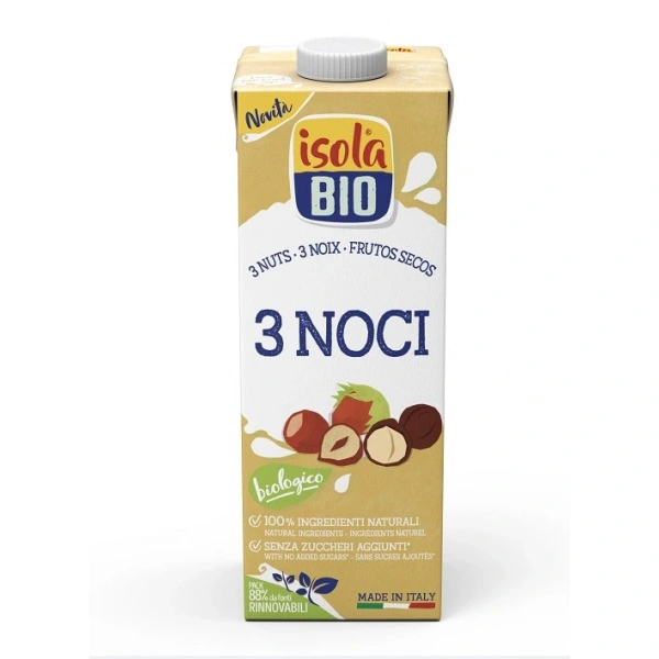 ISOLA BIO Napój roślinny 3 orzechy BIO 1 l
