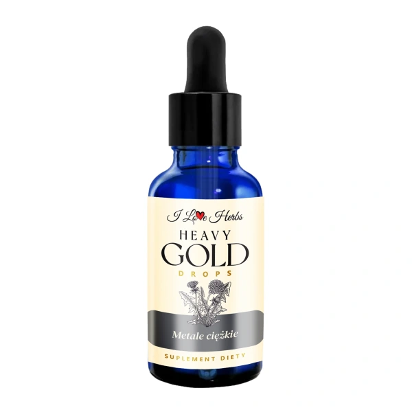 I LOVE HERRBS - HEAVY Gold Drops METALE CIĘŻKIE (50 ml)