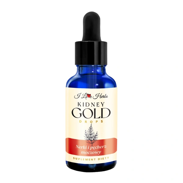 I LOVE HERRBS - KIDNEY Gold Drops NERKI I PĘCHERZ MOCZOWY (50 ml)