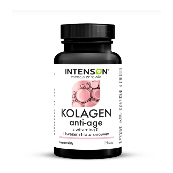 Intenson Anti-Age Kolagen + Kwas Hialuronowy + Witamina C 120 tabletek