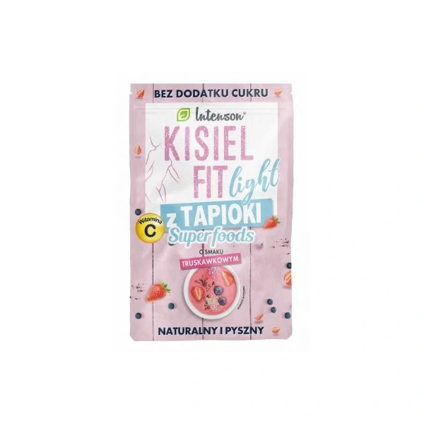 Intenson Kisiel z tapioki Fit truskawkowy 30g