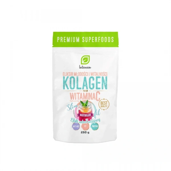 Intenson Kolagen + Witamina C w proszku 250g