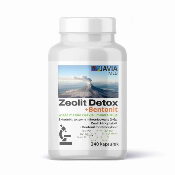 JAVIA Zeolit Detox + Bentonit (240 kaps.)