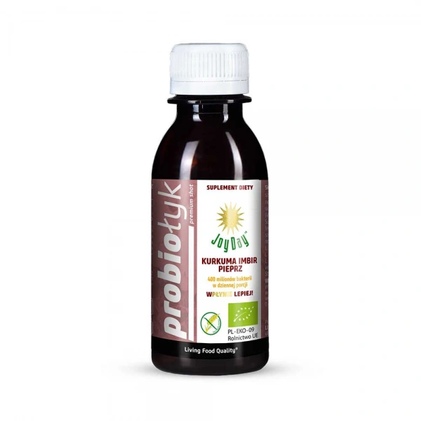 JOY DAY Probiołyk Probiotyk Kurkuma Imbir Pieprz 125 ml