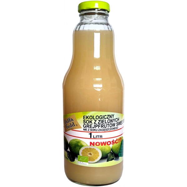 Jaffa gold sok z zielonych grejpfrutów sweetie nfc bio 1 l