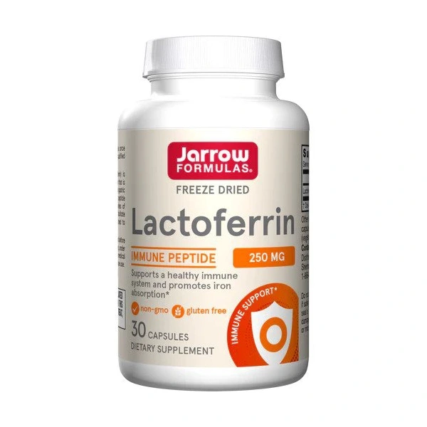 JARROW FORMULAS Lactoferrin 250 mg - Laktoferyna 250 mg (30 kaps.)