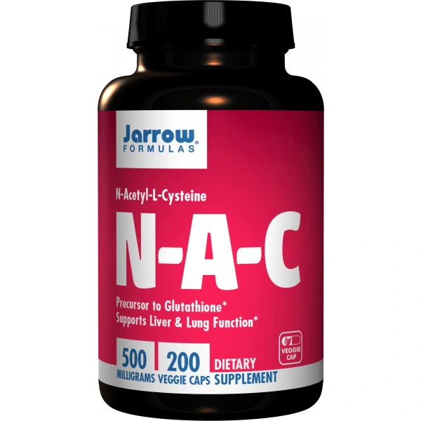 Jarrow Formulas NAC N-Acetylo-L-Cysteina 500 mg (200 kaps.)