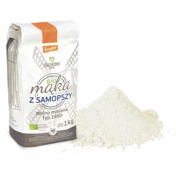 Juchowo Mąka Z Samopszy Typ 1850 Demeter BIO 1 kg