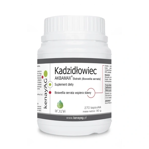 KENAY Boswellia (Kadzidłowiec) AKBAMAX (270 kaps.)