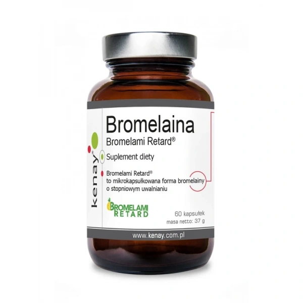 KENAY Bromelaina - Bromelami Retard (60 kaps.)