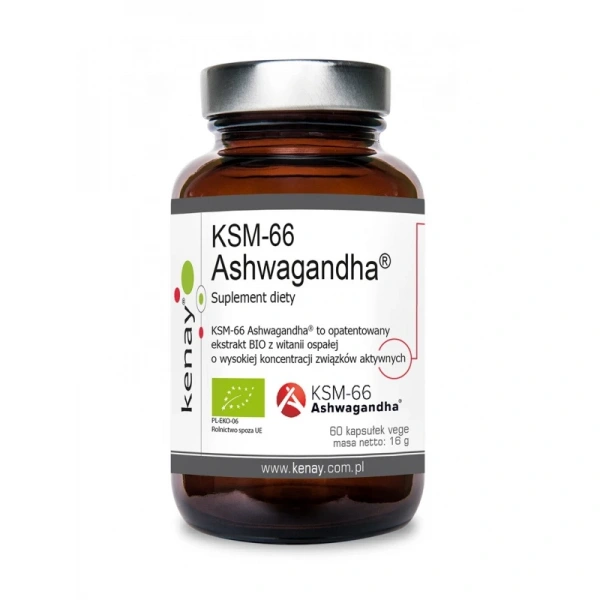 Kenay Ashwagandha KSM-66 BIO 60 kapsułek