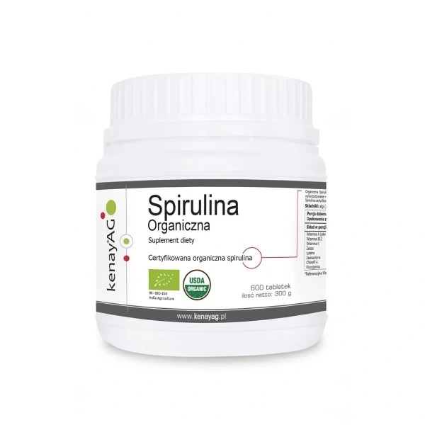 KENAY EKO Organiczna Spirulina (600 tabl.)