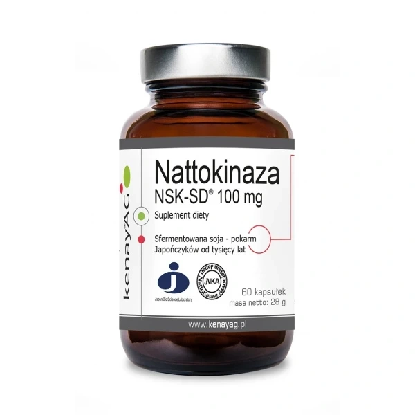 Kenay Nattokinaza NSK-SD 100 mg 60 kapsułek