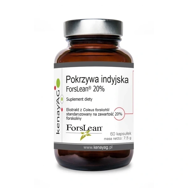 KENAY Pokrzywa indyjska ForsLean 20% (60 kaps.)