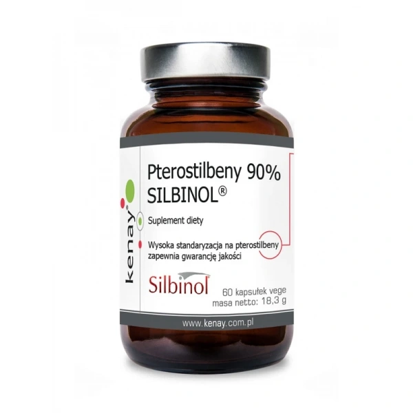 KENAY Pterostilbeny 90% Silbinol (60 kaps.)