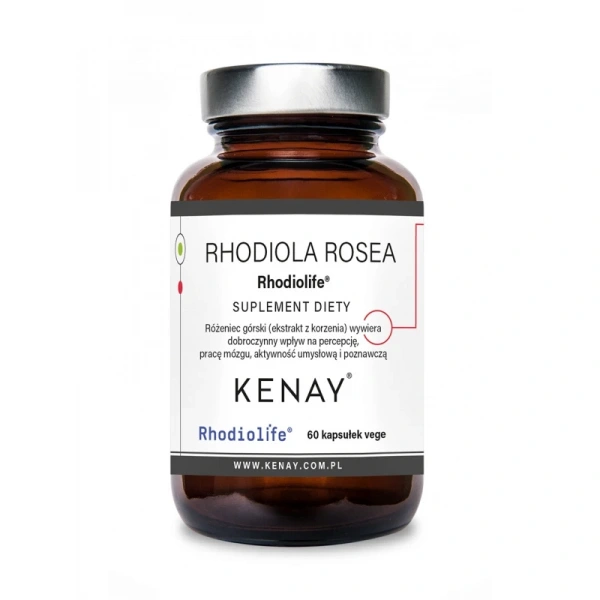 KENAY Rhodiola rosea Rhodiolife - Różeniec górski (60 kaps.)