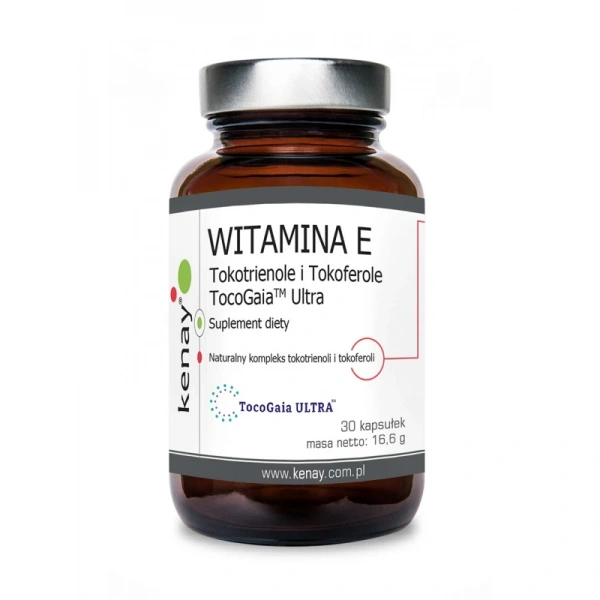 KENAY Witamina E Tokotrienole i Tokoferole TocoGaia Ultra (30 kaps.)