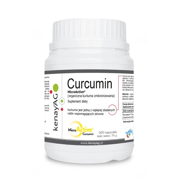 KENAY Zmikronizowana Kurkuma - Curcumin (300 kaps.)