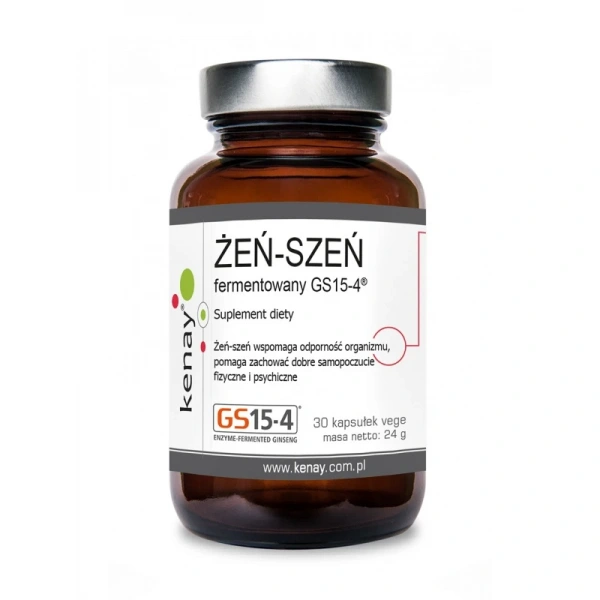 KENAY Żeń-szeń - Ginseng GS15-4 (30 kaps.)