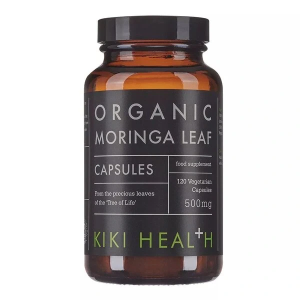 KIKI HEALTH Moringa - sproszkowane liście Moringi (120 kaps.)