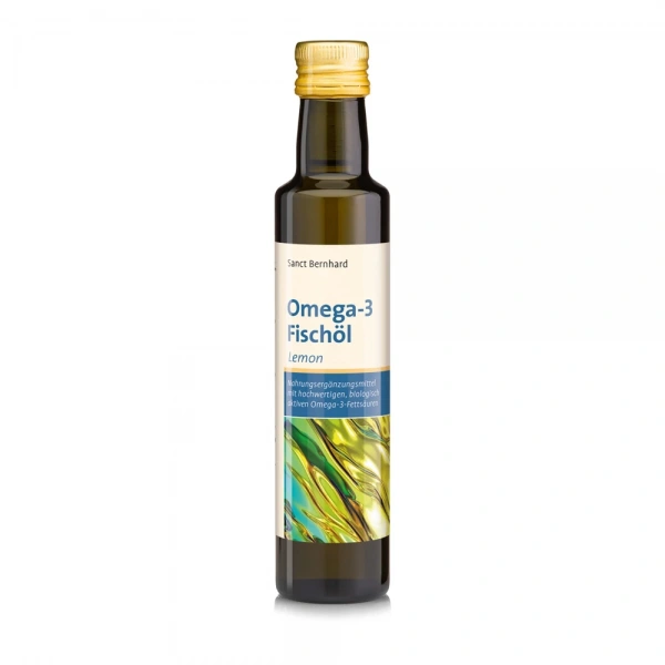 KRAUTERHAUS SANCT BERNHARD Olej rybny omega 3 - smak cytrynowy (250 ml)
