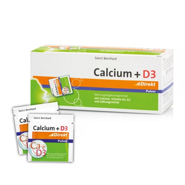 KRAUTERHAUS SANCT BERNHARD Wapń z D3 - Calcium + D3 (60 szt.)