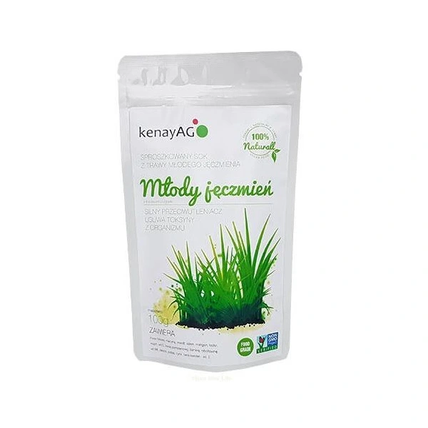 Kenay Trawa z młodego jęczmienia BIO sproszkowany sok 200 g