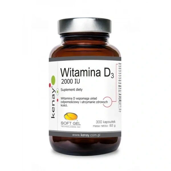 Kenay Witamina D3 2000 IU (300 kaps.)