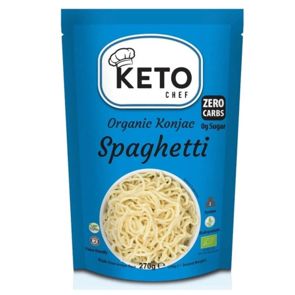 Keto Chef Makaron Konjac Spaghetti Bezglutenowy BIO 270 g