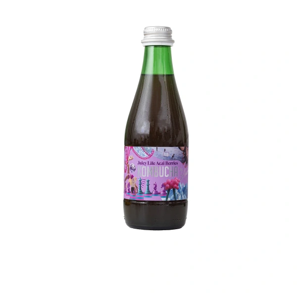Kombucha by laurent kombucha o smaku jagód acai (juicy life acai berries) bio 330 ml