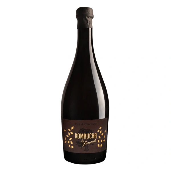 Kombucha by laurent kombucha szampańska na płatkach dębu o smaku czekoladowym bio 750 ml