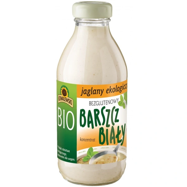 Kowalewski barszcz biały jaglany bezglutenowy koncentrat bio 320 ml