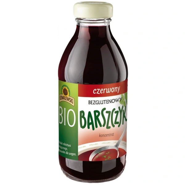 Kowalewski barszcz czerwony bezglutenowy koncentrat bio 320 ml