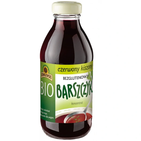 Kowalewski barszcz czerwony kiszony bezglutenowy koncentrat bio 320 ml