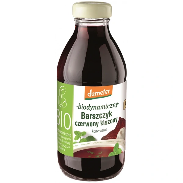 Kowalewski barszcz czerwony kiszony bezglutenowy koncentrat demeter bio 320 ml