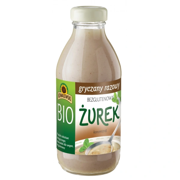 Kowalewski żurek gryczany razowy bezglutenowy koncentrat bio 320 ml