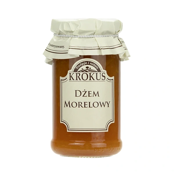 Krokus dżem morelowy o obniżonej zawartości cukru bezglutenowy 235 g