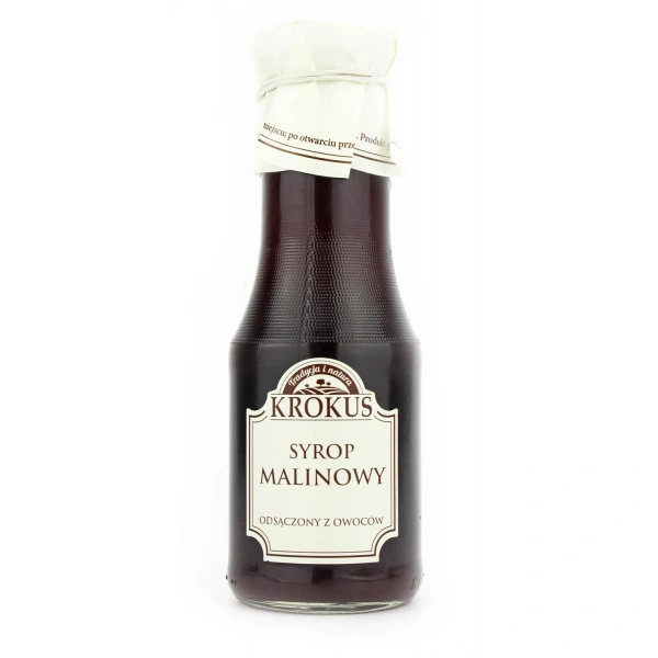 Krokus syrop malinowy bezglutenowy 355 g (280 ml)