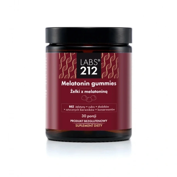 LABS212 Melatonin - Żelki z melatoniną (30 żelek)