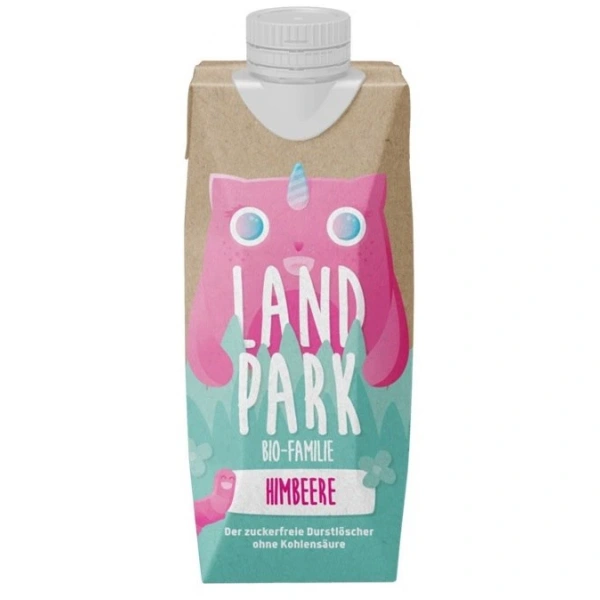 LANDPARK Napój o smaku malinowym bez cukru, bez kalorii BIO 500 ml