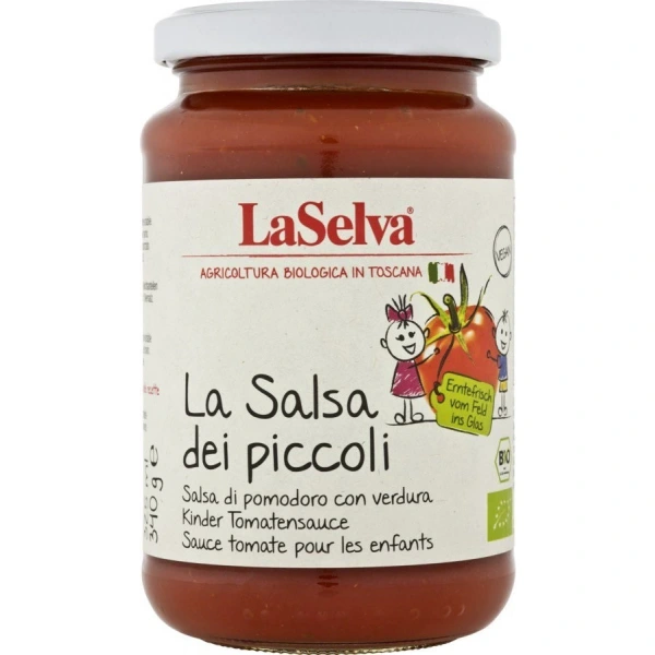 LA SELVA Sos pomidorowy dla dzieci BIO 340 g