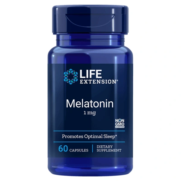 LIFE EXTENSION Melatonin 1 mg (60 kaps.)