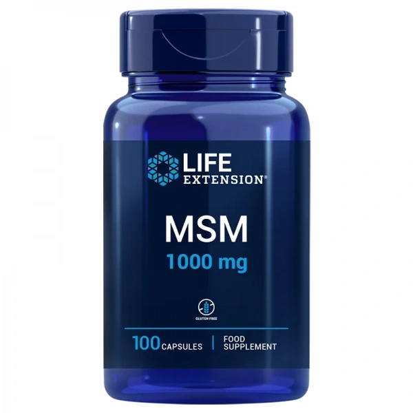 LIFE EXTENSION Siarka MSM - Metylosulfonylometan EU  (100 kaps.)