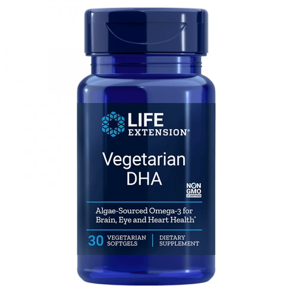 LIFE EXTENSION Vegetarian DHA (30 kaps.)