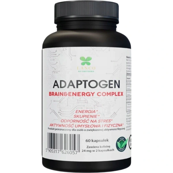 Lanco Nutritions Adaptogen Brain & Energy Complex 60 kapsułek