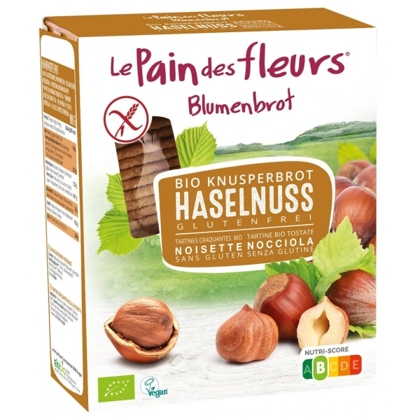 Le pain des fleurs pieczywo chrupkie orzechowe bezglutenowe bio 150 g