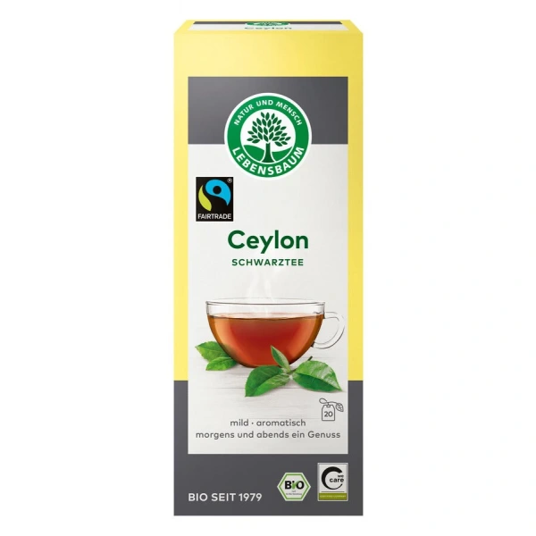 Lebensbaum herbata czarna cejlońska fair trade bio (20 x 2 g) 40 g