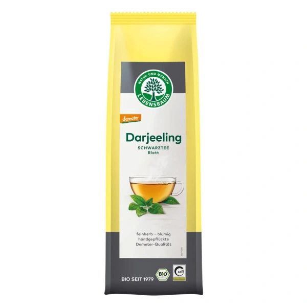 Lebensbaum herbata czarna darjeeling liściasta demeter bio 75 g