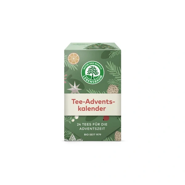 Lebensbaum kalendarz adwentowy (herbatki i herbaty) bio (24 szt.) 42,5 g