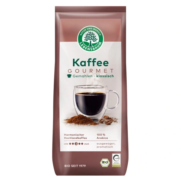 Lebensbaum kawa mielona arabica 100 % klasyczna bio 500 g